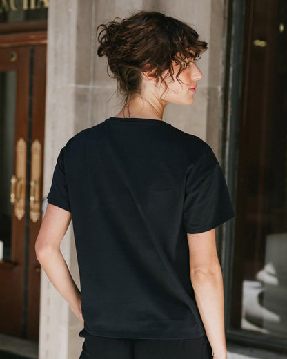 Cozy Earth Women's All Day Tee 100% Cotton T-Shirt