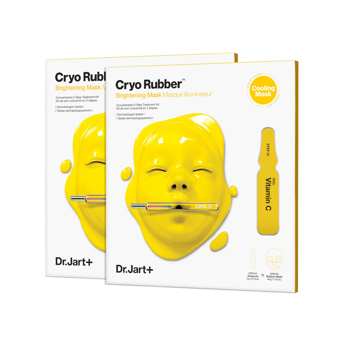 Dr.Jart+ Cryo Rubber Cooling Korean Face Mask Brightening-Soothing-Mousturizing-Firming