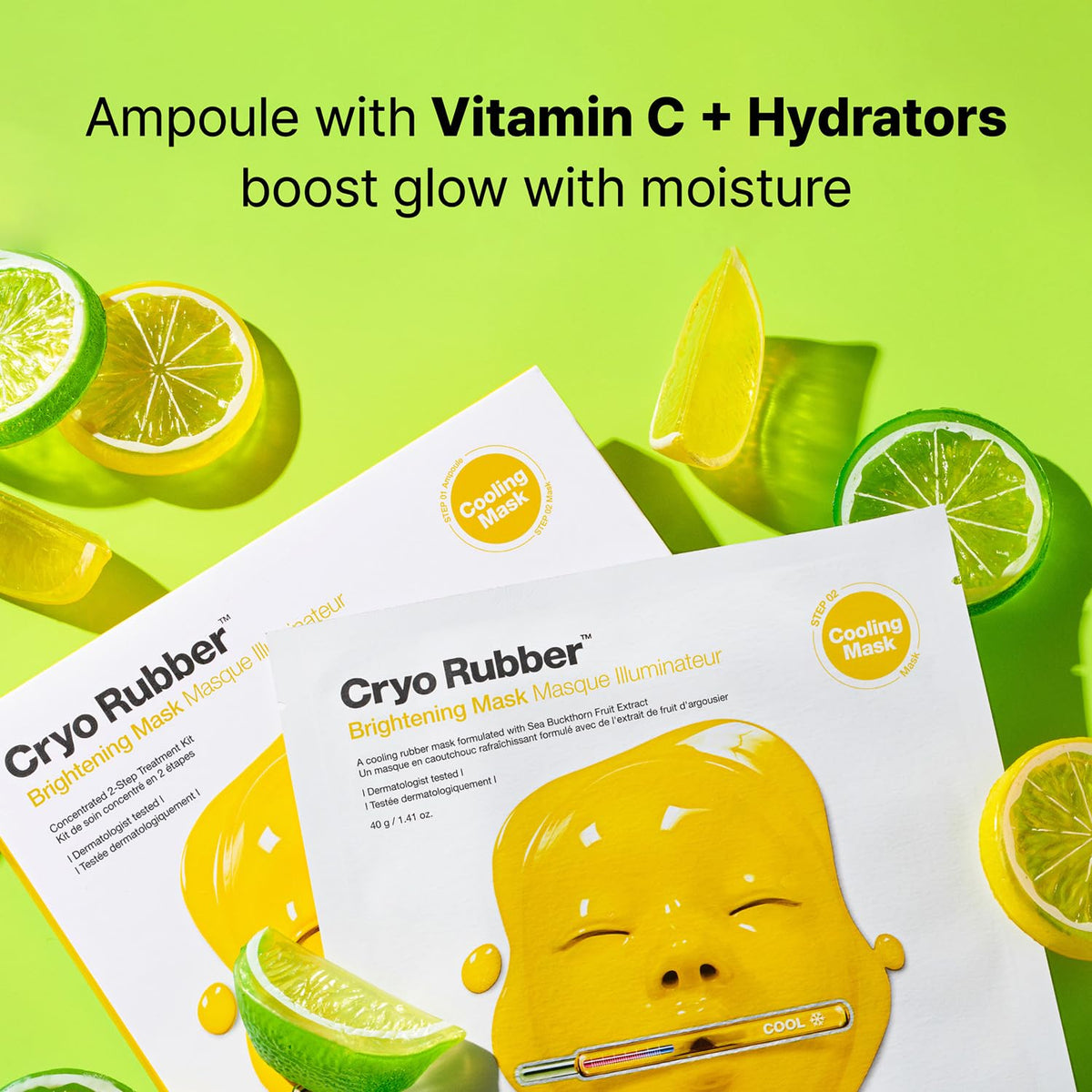 Dr.Jart+ Cryo Rubber Cooling Korean Face Mask Brightening-Soothing-Mousturizing-Firming