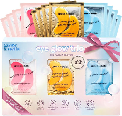Grace & Stella Award Winning Eye Patches for Puffy Eyes  Dark Circles  Undereye Bags