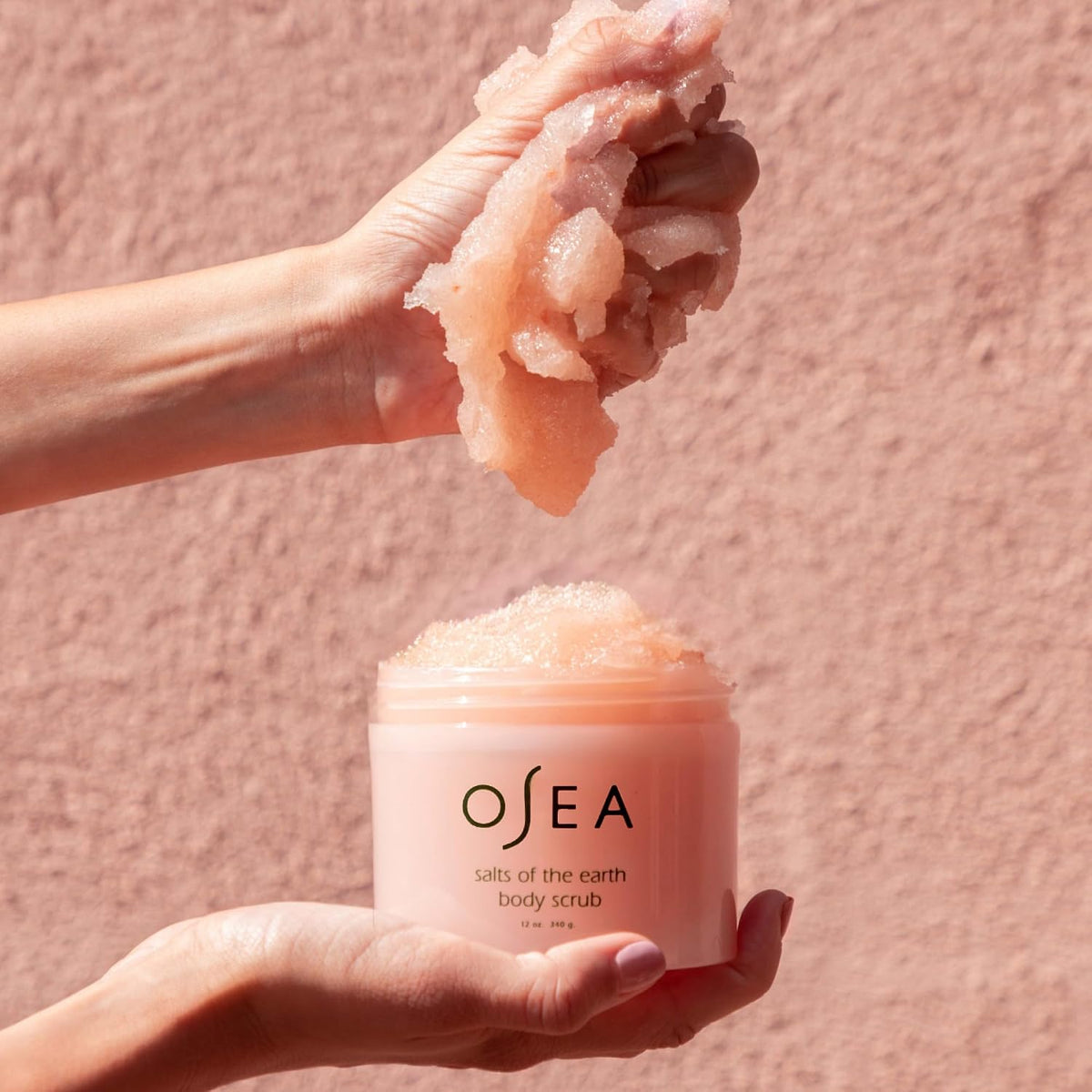OSEA Salts of the Earth Body Scrub 12 oz - Pink Himalayan Gentle Salt Scrub