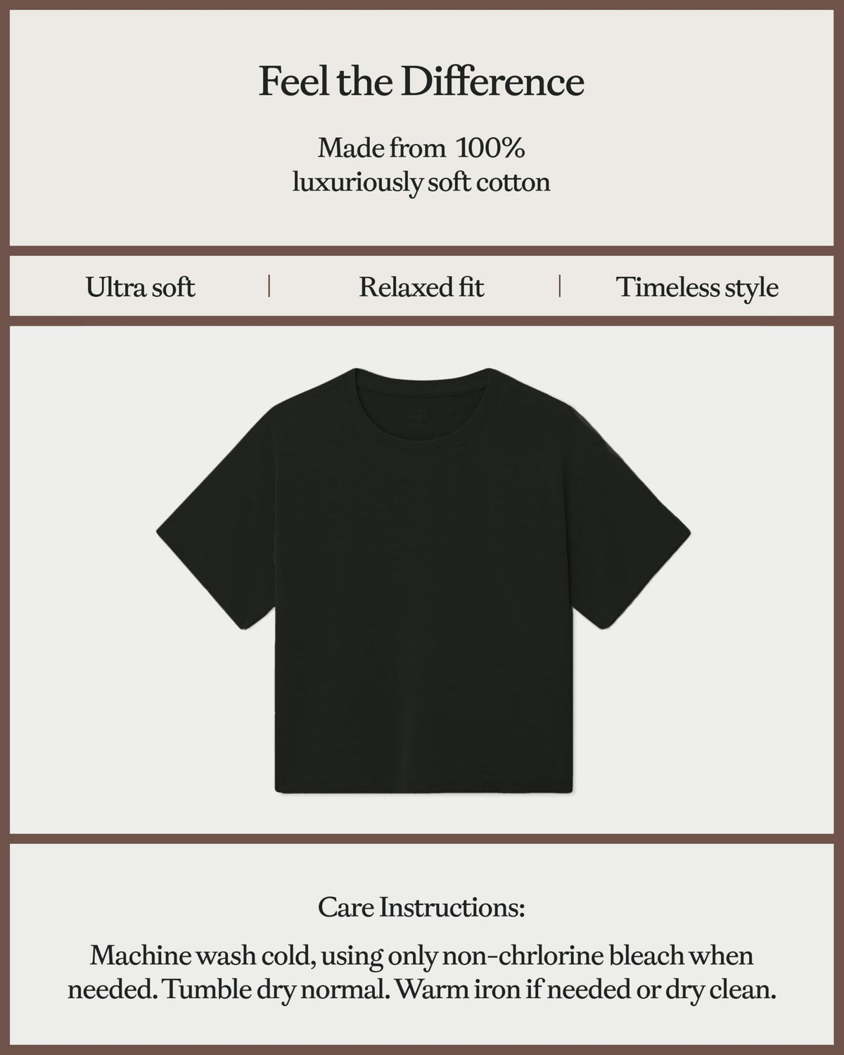 Cozy Earth Women's All Day Tee 100% Cotton T-Shirt