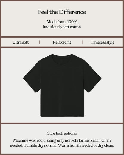 Cozy Earth Women's All Day Tee 100% Cotton T-Shirt