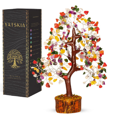 7 Chakra Tree of Life - Crystals and Healing Stones 1-in, Available in Multiple Options