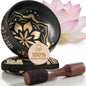 Silent Mind Tibetan Singing Bowl Set – Easy to Play & Beginner Friendly Meditation Bowl