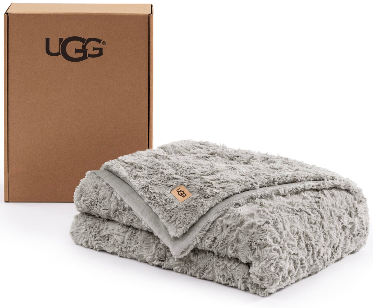 UGG Adalee Faux Fur Blanket in All Sizes and Four Color Options