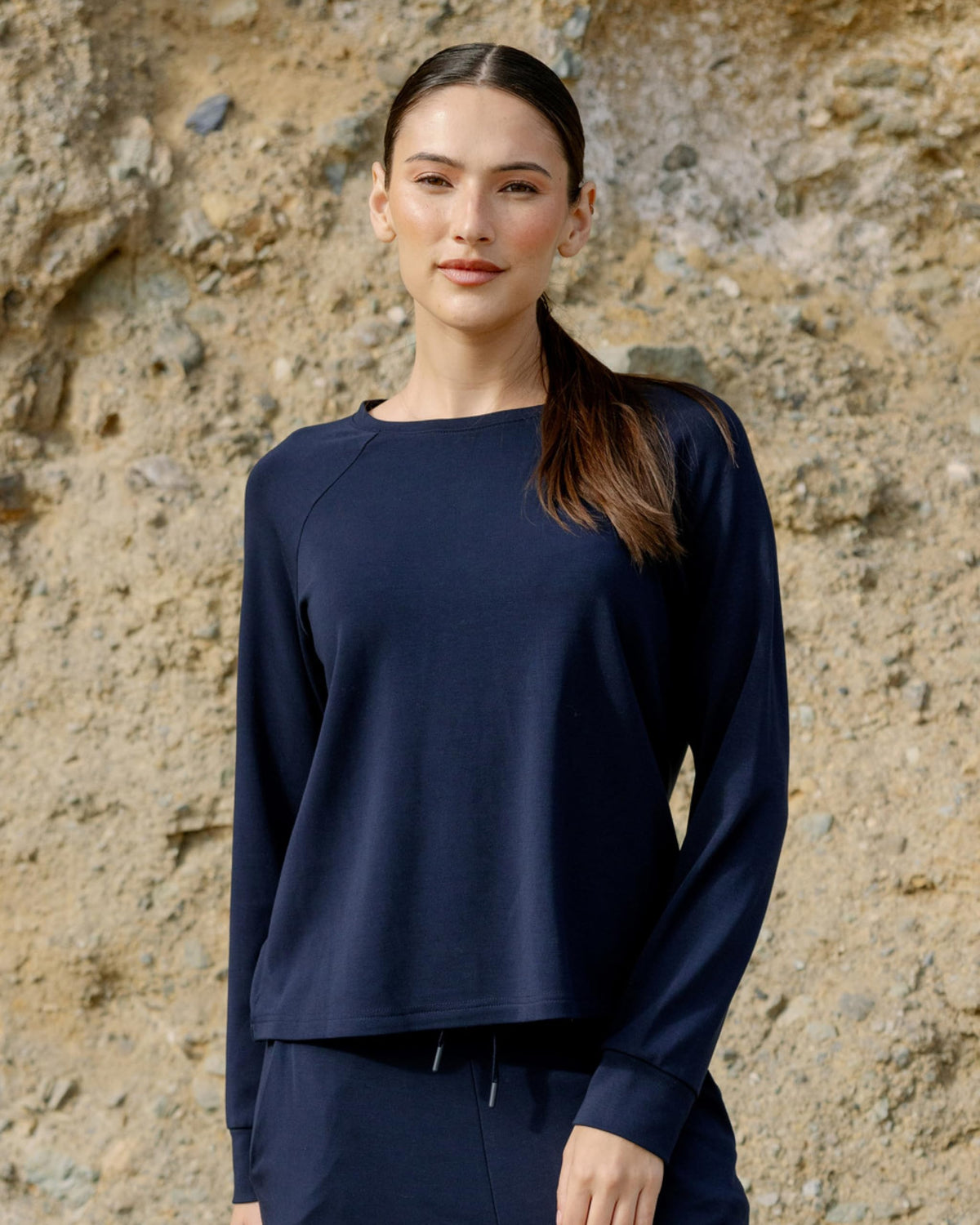 Cozy Earth Women's Pullover Crew Neck Sweater, Relaxed Fit Sweatshirt