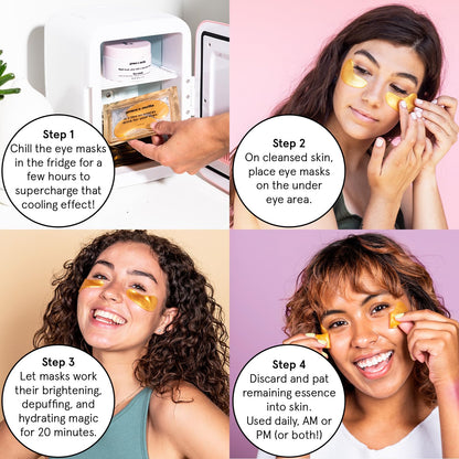 Grace & Stella Award Winning Eye Patches for Puffy Eyes  Dark Circles  Undereye Bags