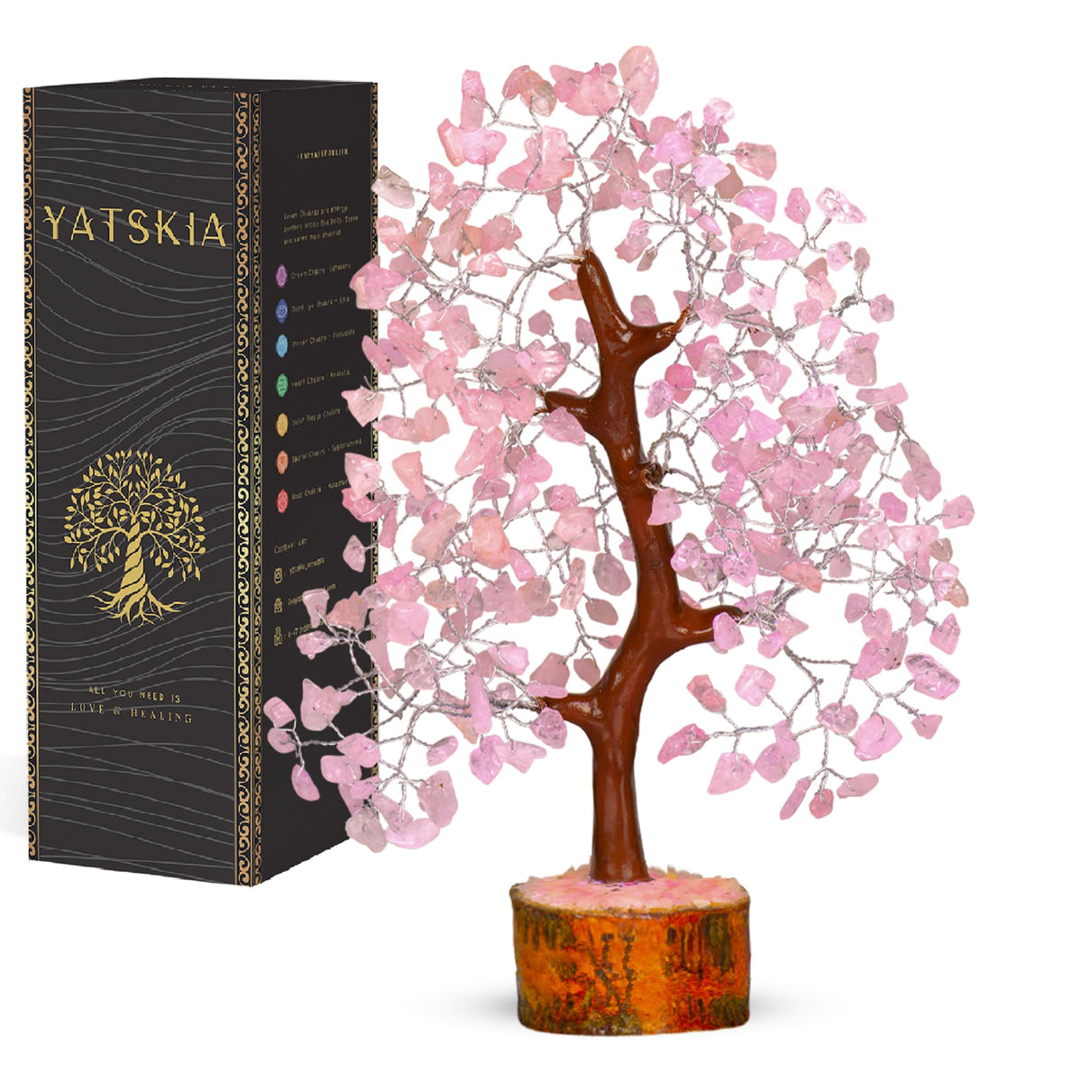 7 Chakra Tree of Life - Crystals and Healing Stones 1-in, Available in Multiple Options