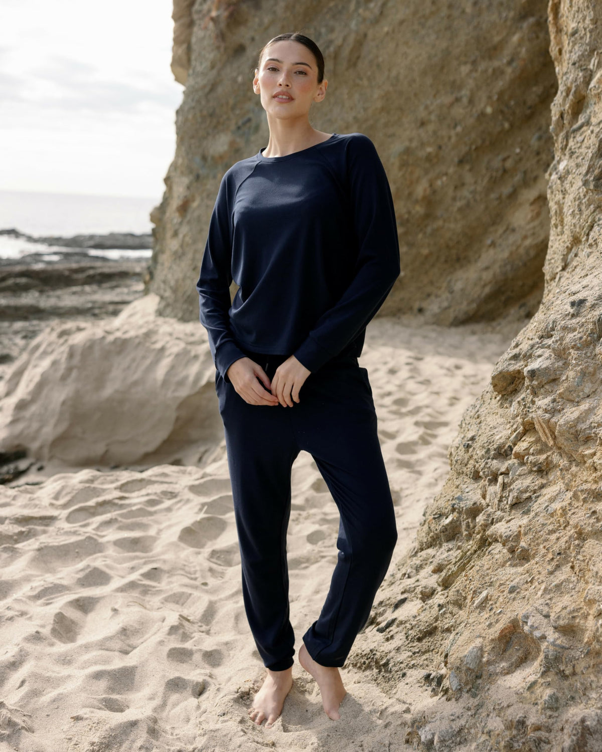 Cozy Earth Women's Pullover Crew Neck Sweater, Relaxed Fit Sweatshirt