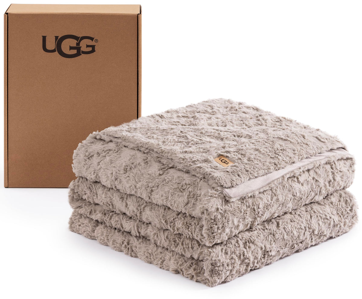 UGG Adalee Faux Fur Blanket in All Sizes and Four Color Options