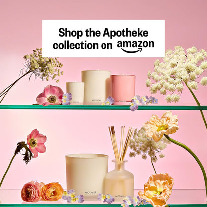 Apotheke Signature Scented Candles for Home, Charcoal - 10.5 Oz