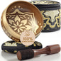 Silent Mind Tibetan Singing Bowl Set – Easy to Play & Beginner Friendly Meditation Bowl