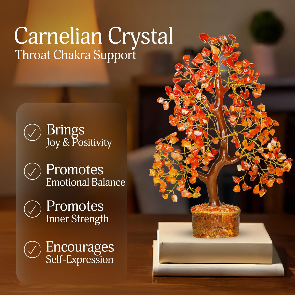 7 Chakra Tree of Life - Crystals and Healing Stones 1-in, Available in Multiple Options
