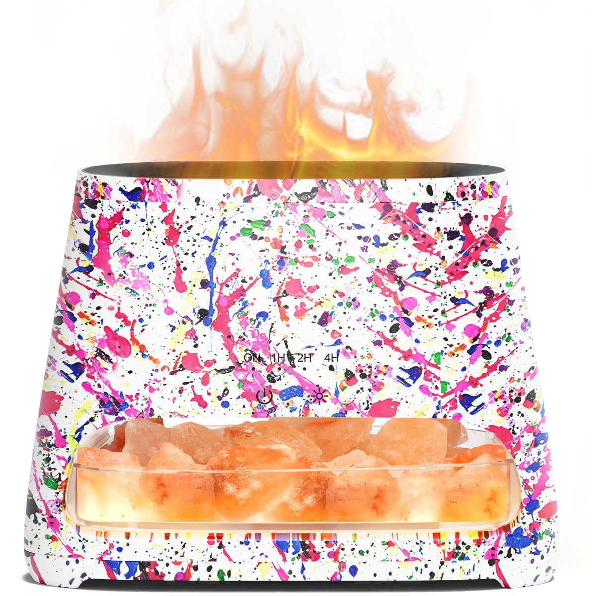 2-in-1 Essential Oil Diffuser Himalayan Salt Lamp, 150ml