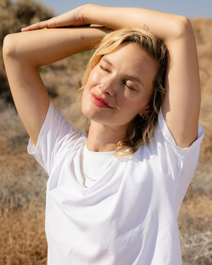 Cozy Earth Women's All Day Tee 100% Cotton T-Shirt