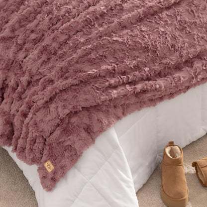 UGG Adalee Faux Fur Blanket in All Sizes and Four Color Options