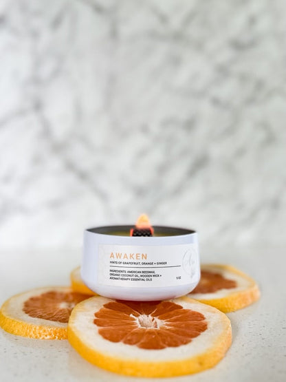 AWAKEN | 5 OZ | WOODEN WICK