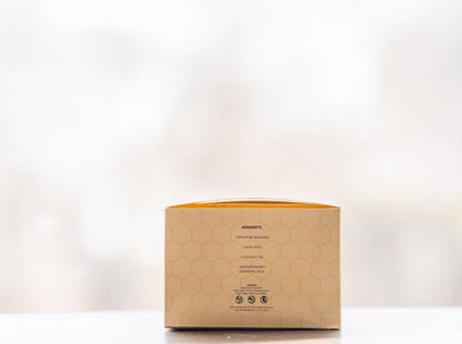 Amber Vanilla Beeswax Candle |8 oz