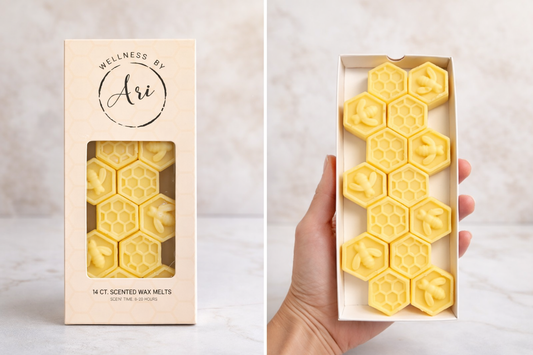 Beeswax Wax Melts – 100% Pure Beeswax Essential Oil Wax Melts Non Toxic 14 count