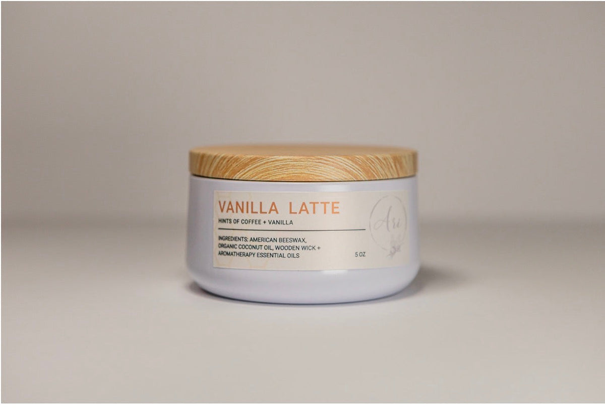 VANILLA LATTE | 5 OZ | WOODEN WICK