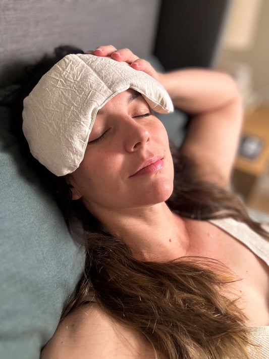 Slow North Cotton/Linen Eye Mask - Natural