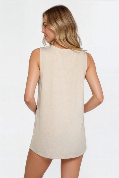 Trophy Yoga Relaxed Fit Tank Made in USA