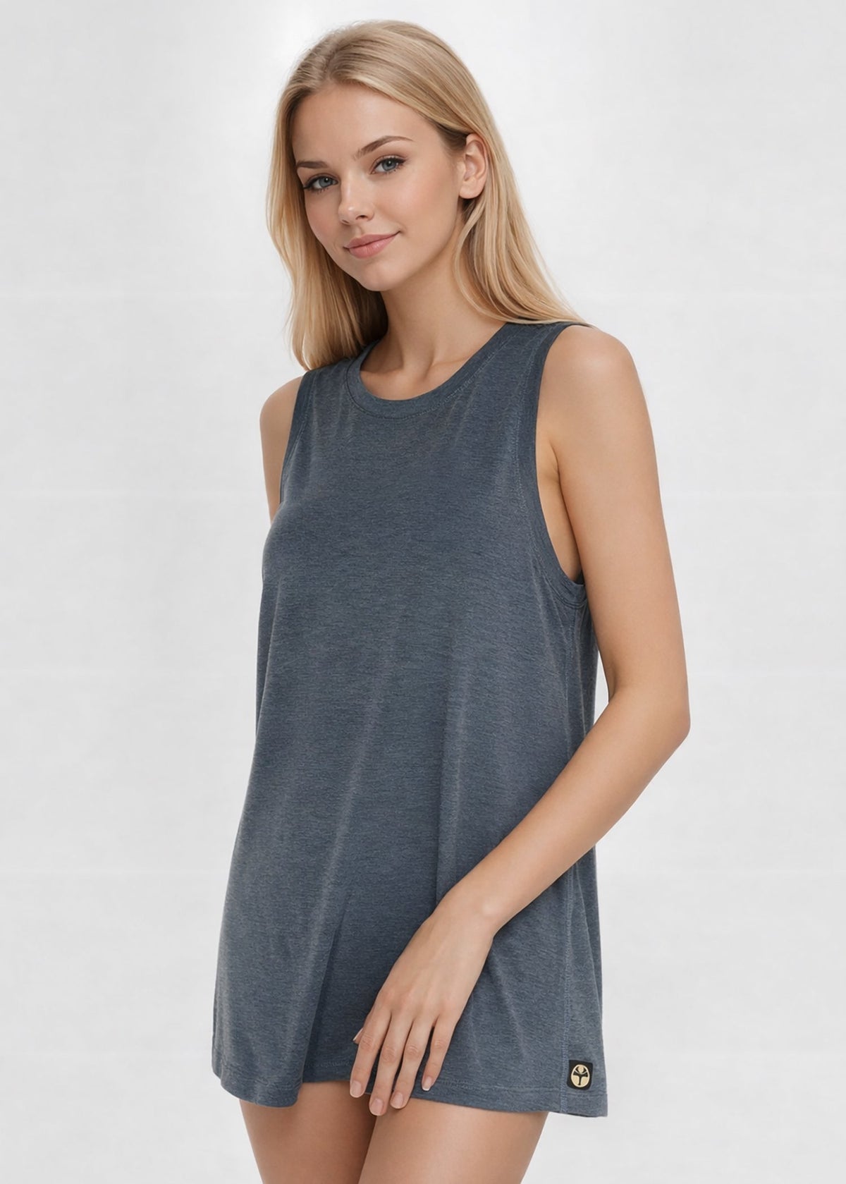 Trophy Yoga Relaxed Fit Tank Made in USA
