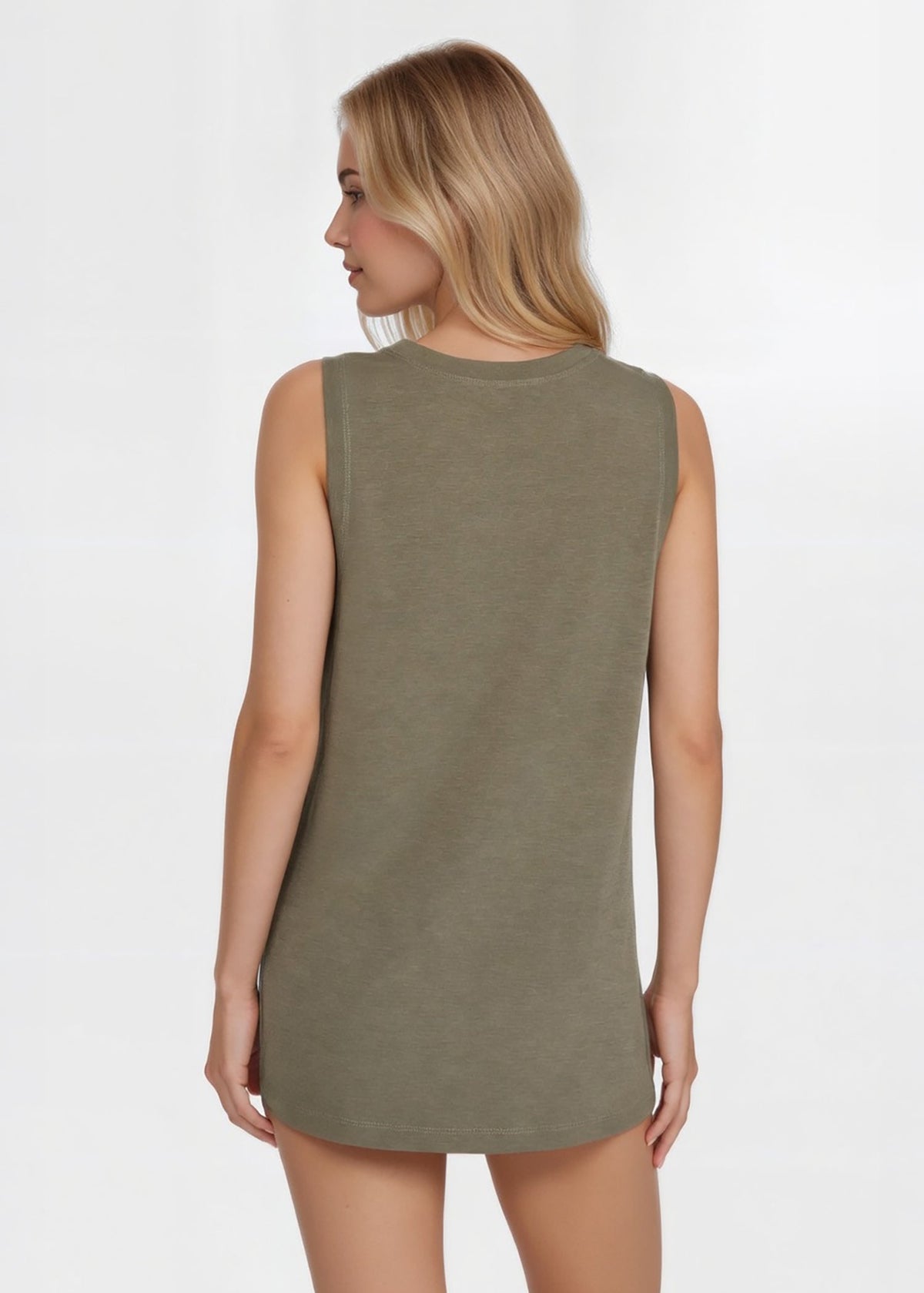 Trophy Yoga Relaxed Fit Tank Made in USA