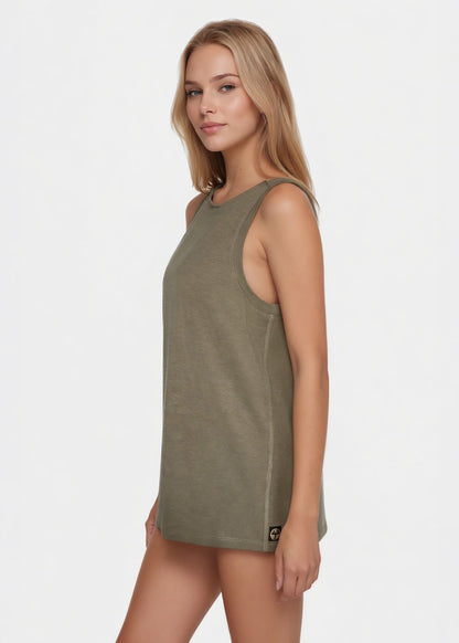 Trophy Yoga Relaxed Fit Tank Made in USA