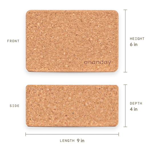 Cork Yoga Block Set