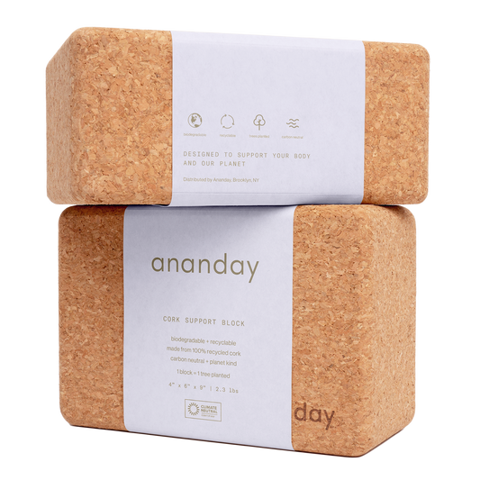 Cork Yoga Block Set
