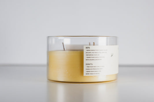 Sweet Orange Beeswax Candle |8 oz