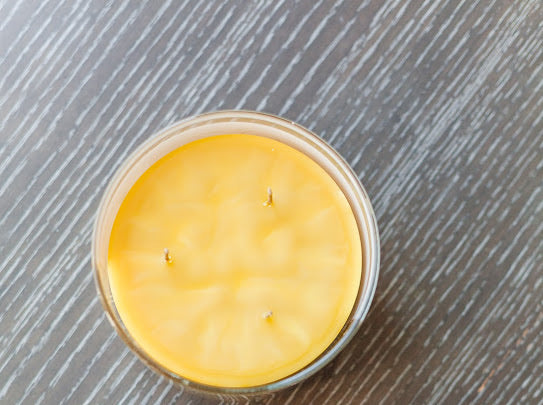 Sweet Orange Beeswax Candle |8 oz